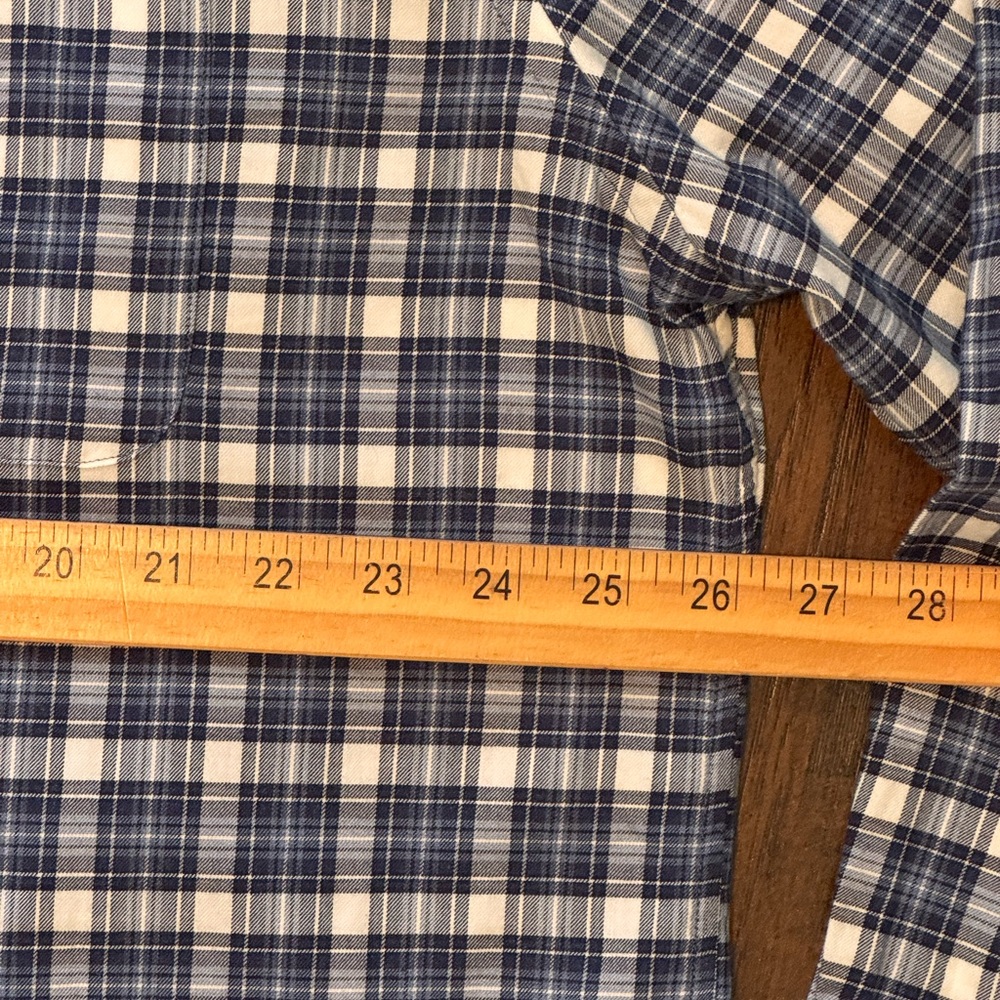 FAHERTY Shirt The Everyday Button Down Long Sleeve Navy Plaid XXL NWT - Picture 12 of 14